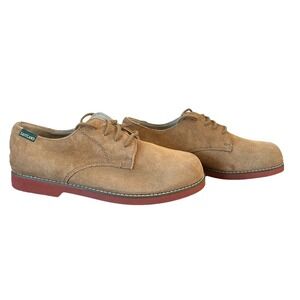 Eastland Women's Buck Suede Oxford Shoes Size 9M Taupe EVA Sole 3900-59